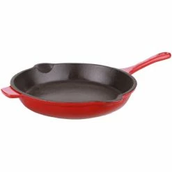 BergHOFF Neo 10" Cast Iron Fry Pan - Red Cookware