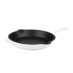BergHOFF 10" Neo Cast Iron Fry Pan - White Cookware