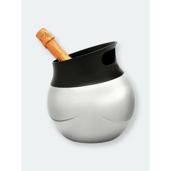 BergHOFF Zeno 9" Stainless Steel Champagne Cooler Barware 4 BergHOFF Zeno 9" Stainless Steel Champagne Cooler Barware - Image 2