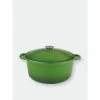 BergHOFF Neo 5 Qt Cast Iron Oval Covered Casserole, Green Serveware -BergHOFF shop unnamed file 2107