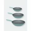 BergHOFF Leo 3PC Non-Stick Fry Pan Set, Dusty Green Pots & Pans -BergHOFF shop unnamed file 2110