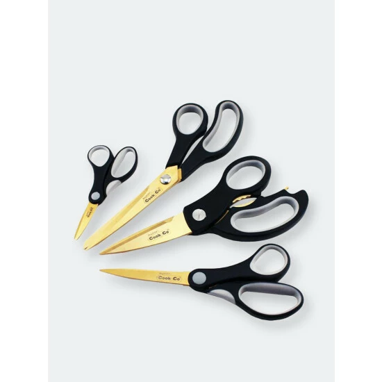 BergHOFF Studio 4Pc Gold Series Titanium Scissors Set Tools & Accessories 3 BergHOFF Studio 4Pc Gold Series Titanium Scissors Set Tools & Accessories