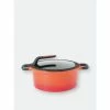 BergHOFF GEM Cast Aluminum Nonstick 11" Covered Stockpot Pots & Pans Caribbean Red -BergHOFF shop unnamed file 2160