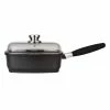 BergHOFF Cast Aluminum Nonstick 10" Square Covered Saute Pan Cookware -BergHOFF shop unnamed file 2166