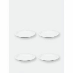 BergHOFF Essentials 10.25" Porcelain Round Plates, Set Of 4 Dinnerware