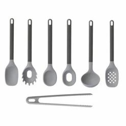BergHOFF Leo 7 Piece Nylon Utensil Set - Grey Cookware