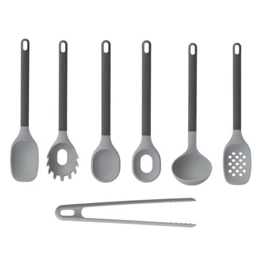 BergHOFF Leo 7 Piece Nylon Utensil Set - Grey Cookware BergHOFF Leo 7 Piece Nylon Utensil Set - Grey Cookware -BergHOFF shop unnamed file 2258