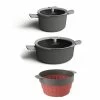 BergHOFF Leo 5Pc Non-Stick Stockpot & Steamer Set - Grey Cookware 2 BergHOFF Leo 5Pc Non-Stick Stockpot & Steamer Set - Grey Cookware -BergHOFF shop unnamed file 2277
