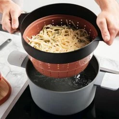 BergHOFF Leo 5Pc Non-Stick Stockpot & Steamer Set - Grey Cookware -BergHOFF shop unnamed file 2282