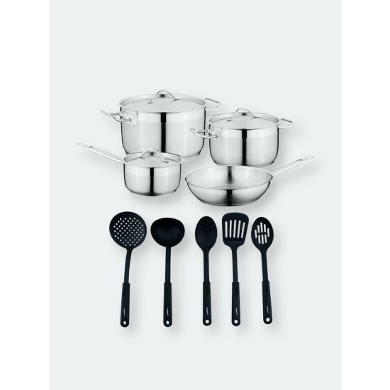 BergHOFF Hotel 18/10 SS 12Pc Cookware Set 3 BergHOFF Hotel 18/10 SS 12Pc Cookware Set