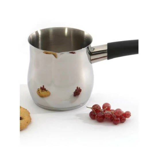 BergHOFF Zeno 3.5" Mokka Stainless Steel 0.58 Qt Pots & Pans 4 BergHOFF Zeno 3.5" Mokka Stainless Steel 0.58 Qt Pots & Pans - Image 2