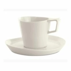 BergHOFF Eclipse Tea Cup & Saucer, Set Of 2 Drinkware