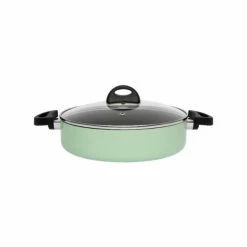 BergHOFF Eclipse 10.25" Non-Stick Covered 2-Handled Sauté Pan 3.4qt - Green Pots & Pans