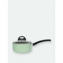 BergHOFF Eclipse 6.25" Non-Stick Covered Sauce Pan 1.6QT, Green Pots & Pans
