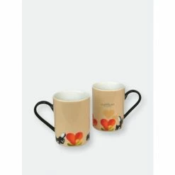 BergHOFF Lover By Lover 10oz Coffee Mug, Set Of 2, Beige Drinkware
