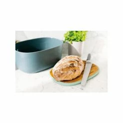 BergHOFF Leo 12.5" Bamboo Bread Box With Cutting Board, Blue & Mint Tools & Accessories Default Title -BergHOFF shop unnamed file 2391