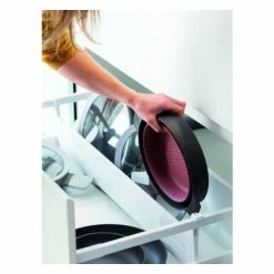 BergHOFF Leo 10" Silicone 2-in-1 Steamer And Strainer, Pink & Grey Tools & Accessories Default Title -BergHOFF shop unnamed file 2413