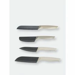 BergHOFF Eclipse 4pc Ceramic Coated Knife Set With Sleeves Knives & Cutting Boards