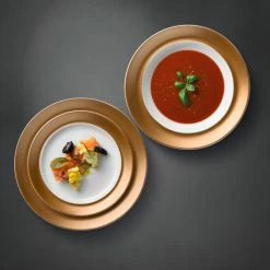 BergHOFF Gem 40 Piece Dinnerware & Flatware Set - White & Gold Dinnerware & Flatware -BergHOFF shop unnamed file 2481