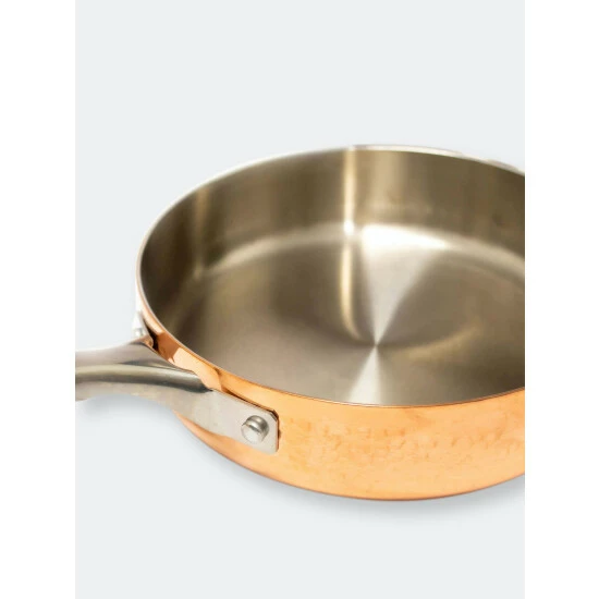 BergHOFF Vintage Tri-Ply Copper 15Pc Cookware Set, Hammered Pots & Pans 11 BergHOFF Vintage Tri-Ply Copper 15Pc Cookware Set, Hammered Pots & Pans - Image 9