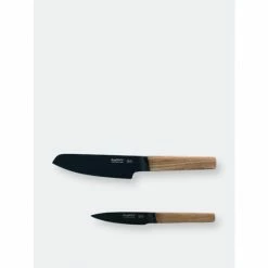 BergHOFF Ron 2PC Cutlery Set: 4.5" Vegetable & 3.5" Paring, Natural Knives & Cutting Boards Default Title