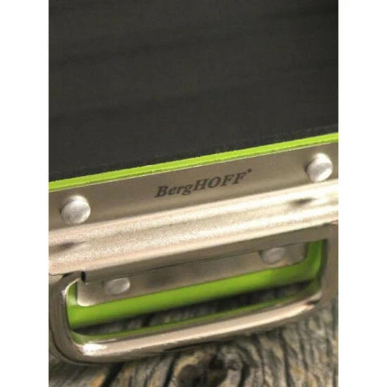 BergHOFF Eclipse 13" Non-Stick Roaster 5.9QT, Lime Pots & Pans Default Title 4 BergHOFF Eclipse 13" Non-Stick Roaster 5.9QT, Lime Pots & Pans Default Title - Image 2