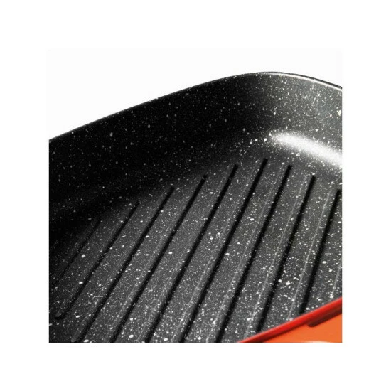 BergHOFF Gem Cast Aluminum Nonstick 9.5" Grill Pan - Caribbean Red Cookware BergHOFF Gem Cast Aluminum Nonstick 9.5" Grill Pan - Caribbean Red Cookware -BergHOFF shop unnamed file 2572