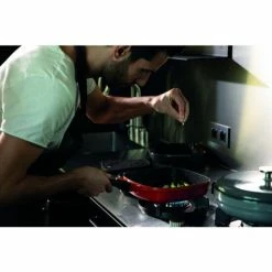 BergHOFF Gem Cast Aluminum Nonstick 9.5" Grill Pan - Caribbean Red Cookware 8 BergHOFF Gem Cast Aluminum Nonstick 9.5" Grill Pan - Caribbean Red Cookware -BergHOFF shop unnamed file 2577