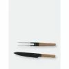 BergHOFF Ron 2Pc Carving Set: 7.5" Carving Knife & 6.5" Carving Fork Natural Knives & Cutting Boards -BergHOFF shop unnamed file 2583