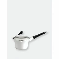 BergHOFF Auriga 8" Non-Stick Covered Stock Pot 3QT, White Pots & Pans