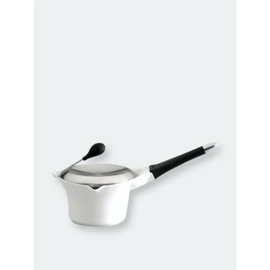 BergHOFF Auriga 8" Non-Stick Covered Stock Pot 3QT, White Pots & Pans 3 BergHOFF Auriga 8" Non-Stick Covered Stock Pot 3QT, White Pots & Pans