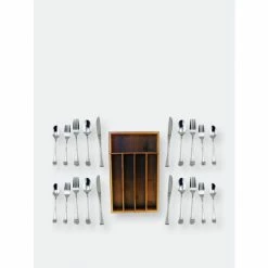 BergHOFF Flatware Service For 12 With Organizer Reusables