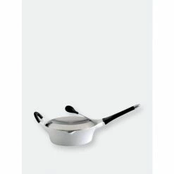 BergHOFF Auriga 10" Non-Stick Covered Deep Skillet, White Pots & Pans