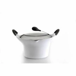 BergHOFF Auriga 10" Non-Stick Covered Stockpot 5.6 Qt - White Cookware