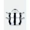 BergHOFF Zeno 8" Stainless Steel Covered Steamer 4.1Qt Cookware -BergHOFF shop unnamed file 2617