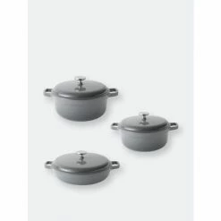 BergHOFF GEM 6Pc Cast Iron Cookware Set Pots & Pans