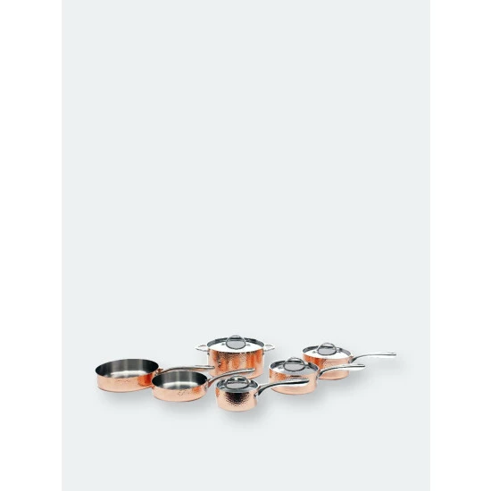 BergHOFF Vintage Collection 10Pc Copper Cookware Set, Hammered Tools & Accessories 3 BergHOFF Vintage Collection 10Pc Copper Cookware Set, Hammered Tools & Accessories