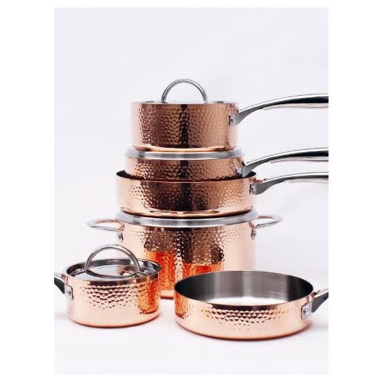 BergHOFF Vintage Collection 10Pc Copper Cookware Set, Hammered Tools & Accessories 4 BergHOFF Vintage Collection 10Pc Copper Cookware Set, Hammered Tools & Accessories - Image 2