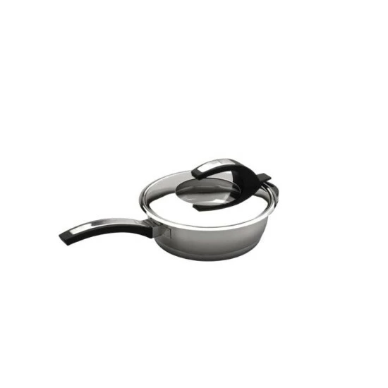 BergHOFF Virgo SS Covered Deep Skillet, 10", 2.7 Qt Cookware 3 BergHOFF Virgo SS Covered Deep Skillet, 10", 2.7 Qt Cookware