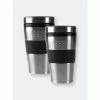 BergHOFF Set Of 2 16oz Stainless Steel Orion Travel Mugs Reusables -BergHOFF shop unnamed file 2677