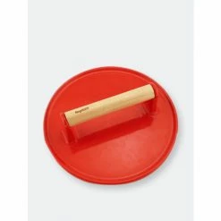 BergHOFF 9" Cast Iron Steak Press, Orange Pots & Pans