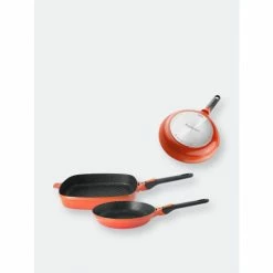 BergHOFF GEM Cast Alum NS 6.25" Cov Sauce Pan, Caribbean Red Pots & Pans Default Title -BergHOFF shop unnamed file 2748