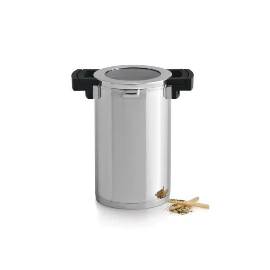 BergHOFF Neo 6.25" Stainless Steel Covered Asparagus Pot 5.1qt- Black Pots & Pans 4 BergHOFF Neo 6.25" Stainless Steel Covered Asparagus Pot 5.1qt- Black Pots & Pans - Image 2