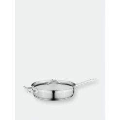 BergHOFF 11" Stainless Steel Covered Deep Skillet 4.2QT Pots & Pans