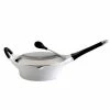 BergHOFF Auriga 11" Non-Stick Covered Deep Skillet - White Cookware -BergHOFF shop unnamed file 2786