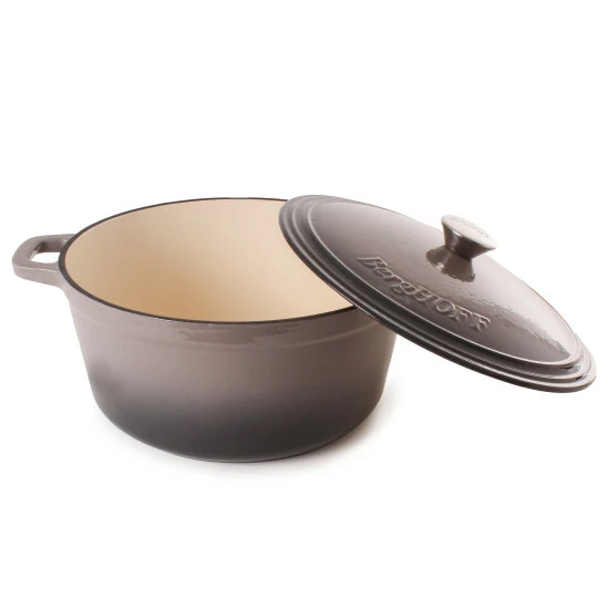 BergHOFF Neo 5Pc Cast Iron Cookware Set, Oyster Scrubs Oyester 7 BergHOFF Neo 5Pc Cast Iron Cookware Set, Oyster Scrubs Oyester - Image 7