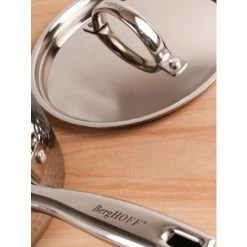 BergHOFF Vintage Tri-Ply Stainless Steel 7" Covered Saucepan, Hammered, 2 Qt Pots & Pans -BergHOFF shop unnamed file 31