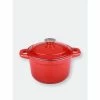 BergHOFF Neo 3QT Cast Iron Round Covered Dutch Oven, Red Pots & Pans -BergHOFF shop unnamed file 359