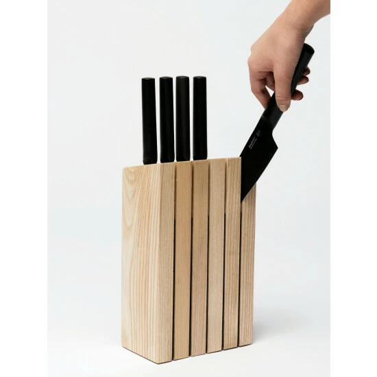 BergHOFF Ron 6pc Knife Block Set Black Knives & Cutting Boards 3 BergHOFF Ron 6pc Knife Block Set Black Knives & Cutting Boards