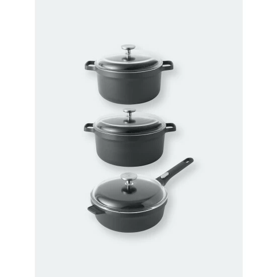 BergHOFF GEM 6Pc Simmer Cookware Set Pots & Pans Black BergHOFF GEM 6Pc Simmer Cookware Set Pots & Pans Black -BergHOFF shop unnamed file 435